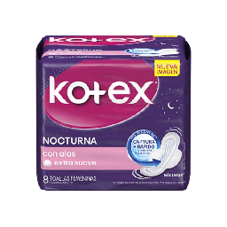 [7702425803008] Toallas Sanitarias Nocturna Kotex 8 Unidades