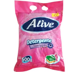 [7597597002041] Detergente con Suavizante Alive 500g
