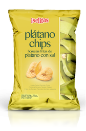 [789758102029] Hojuelas de Plátano Chips con Sal Iselitas 85g