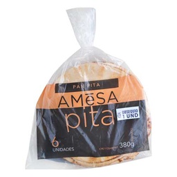 [7598630000017] Pan Pita Original Amesa 6 Unidades