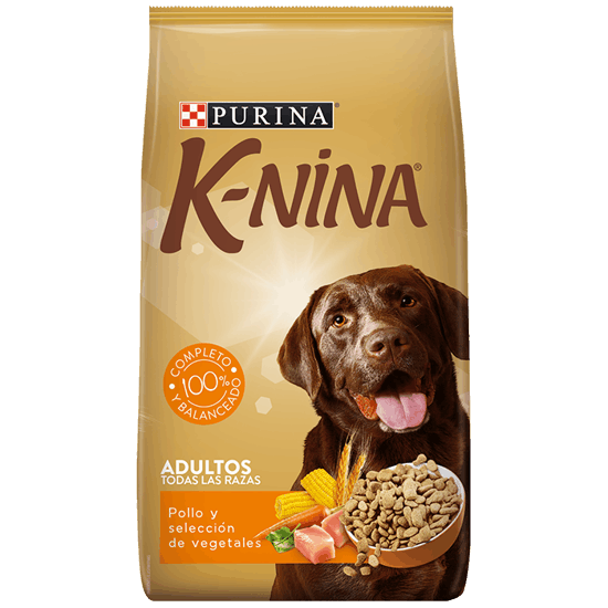 Alimento para Adultos K-nina Pollo y Vegetales 2 Kg