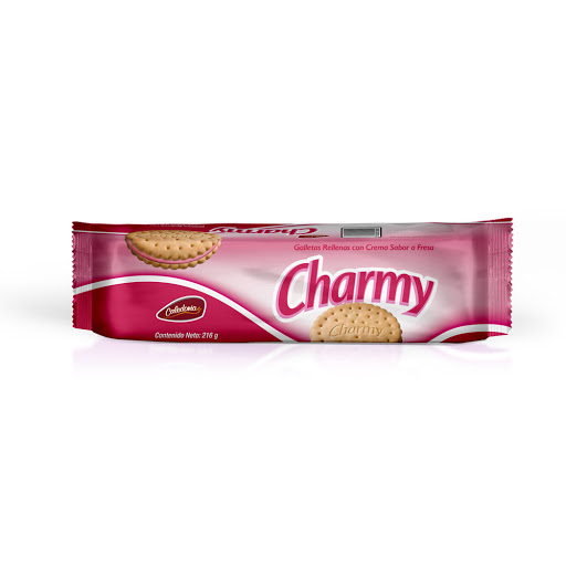 Galletas Charmy Fresa 6 Unidades de 32 g