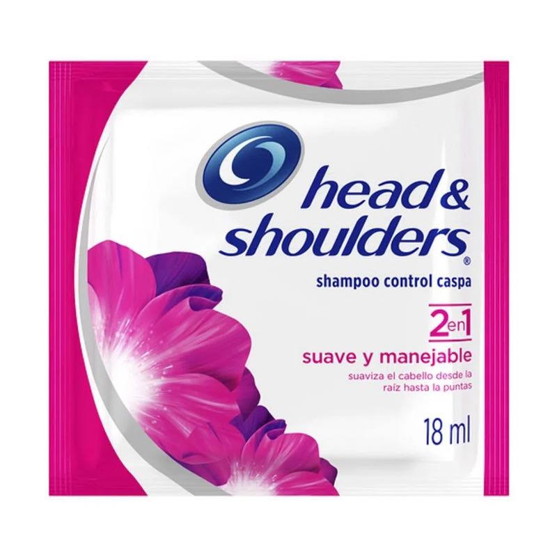 Shampoo Head&amp;Shoulders Suave y Manejable 18 ml