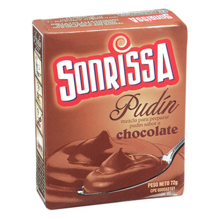Pudín de Chocolate Sonrissa 72 Gr