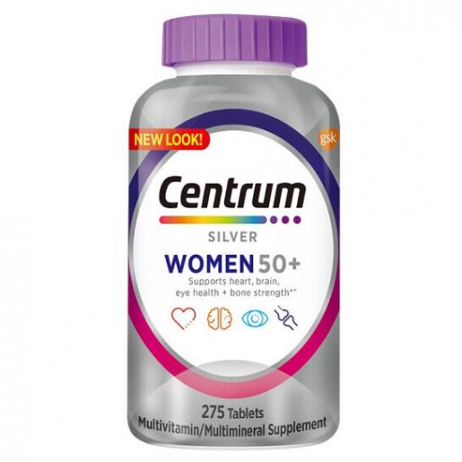 Centrum Silver Women 50+ Nueva Presentación X 275 Tabletas