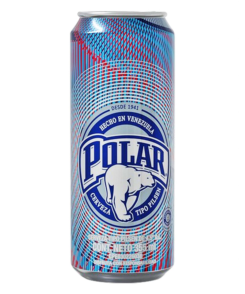 Cerveza Polar Tipo Pilsen 355ml (Lata)