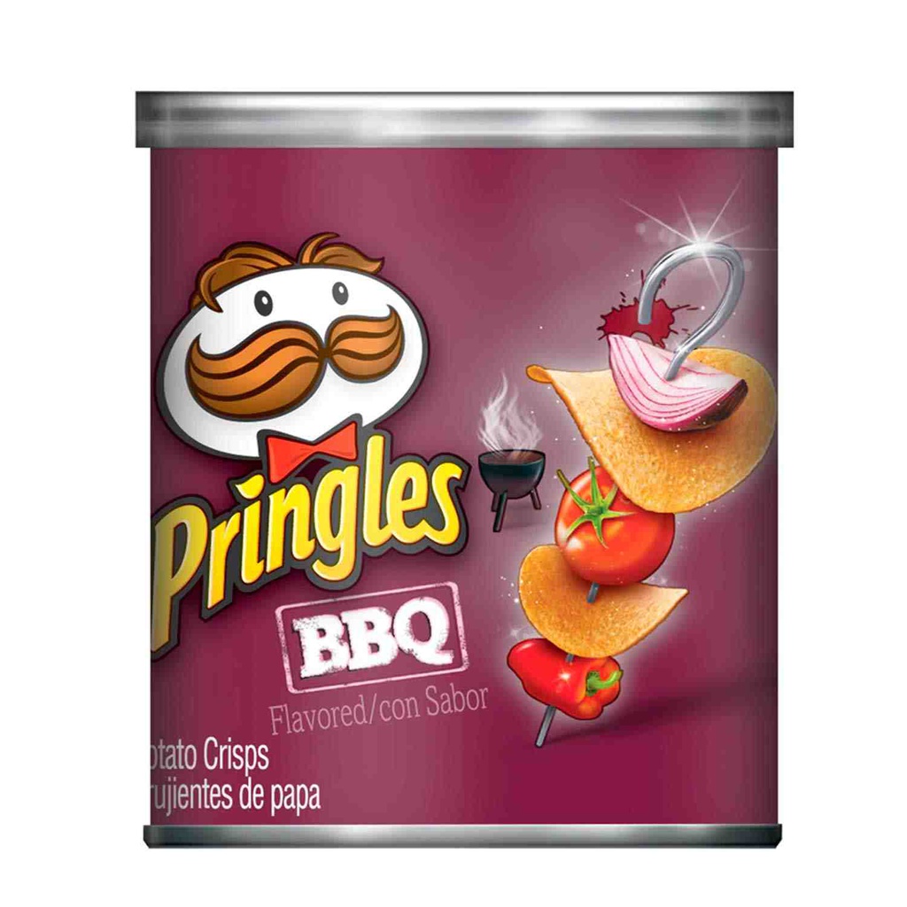 Papas Pringles Pequeña Sabor a BBQ 40gr