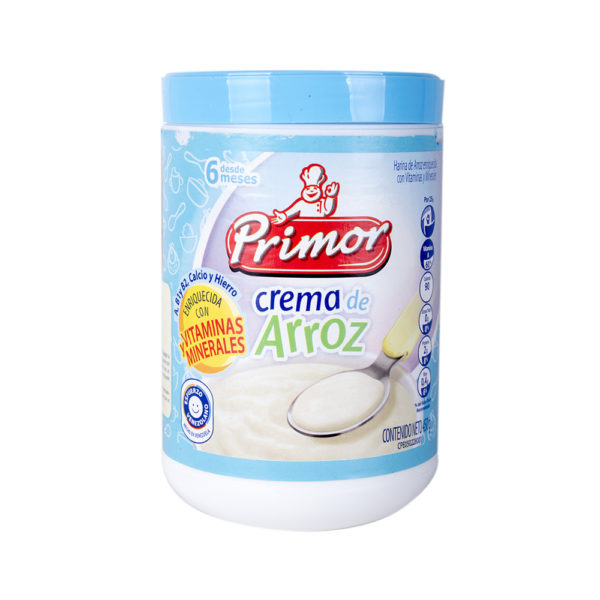 Crema de Arroz Primor 450 gr (Pote)