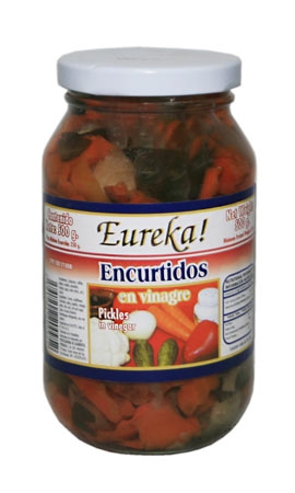 Encurtidos en Vinagre Eureka! 500 g