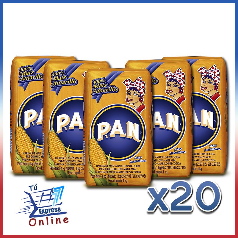 Bulto Harina de Maíz Amarillo PAN 1 Kg