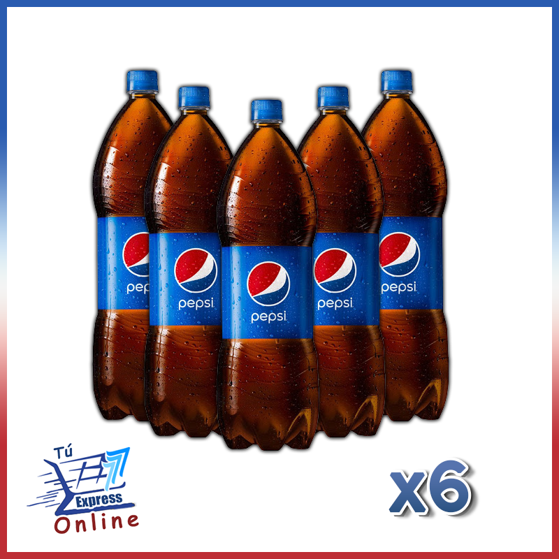 Pack 6 Unidades Pepsi 2 Lt