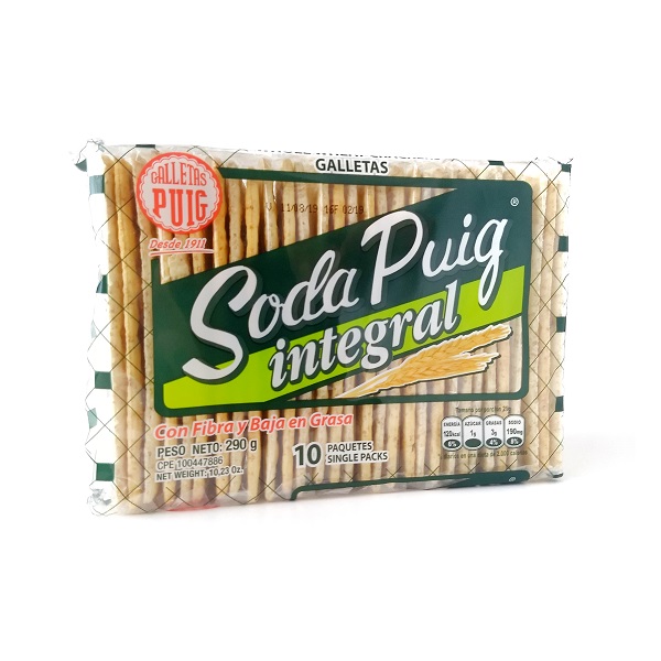 Galletas Soda Integral PUIG 290 g