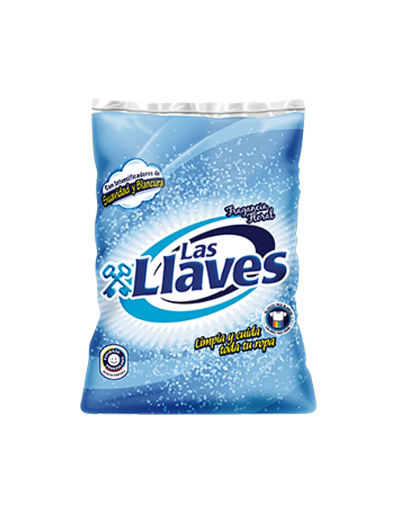 Detergente En Polvo Floral Las Llaves 900 g