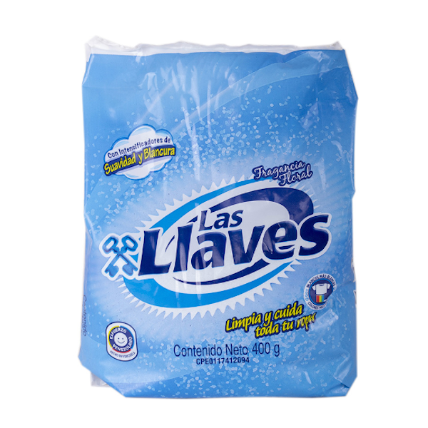 Detergente En Polvo Floral Las Llaves 400 gr