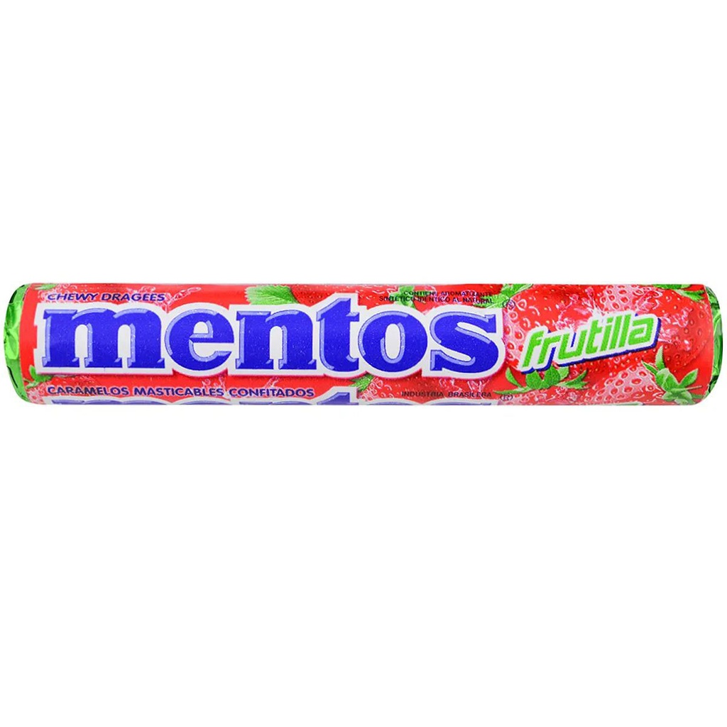 Caramelos Masticables Mentos Frutilla 29g