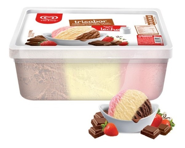 Helado Cremoso Trisabor Tio Rico 2 L