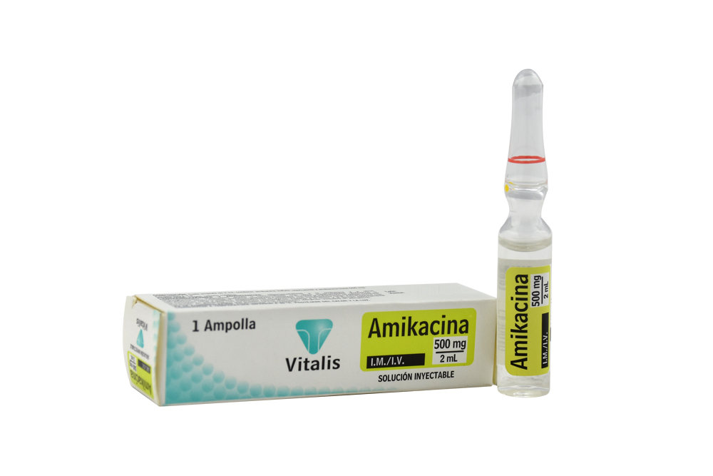 Amikacina 500mg/2ml I.M/I.V ampolla
