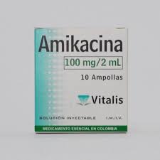 Amikacina 100mg/2ml I.M/I.V ampolla