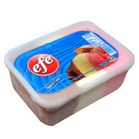 Helado Napolitano 3 Sabores