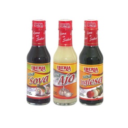 [7591221118405] Combo 3 Salsas 150ml Iberia