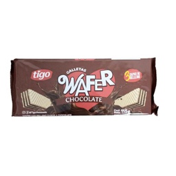 [7598986001539] Wafer con Relleno de Sabor a Chocolate Tigo 115g