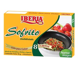 [007653] Cubitos Sofrito Deshidratado 8 Und Iberia