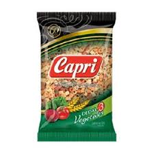 [007118] Pasta Capri Tornillo 3 Vegetales 500 g