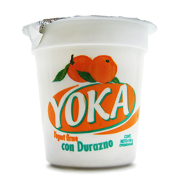 [003186] Yogurt Firme con Durazno Yoka 150 g