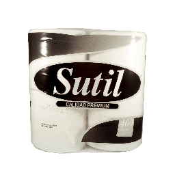 [009386] Papel Higiénico Sutil 4 rollos 400 hojas