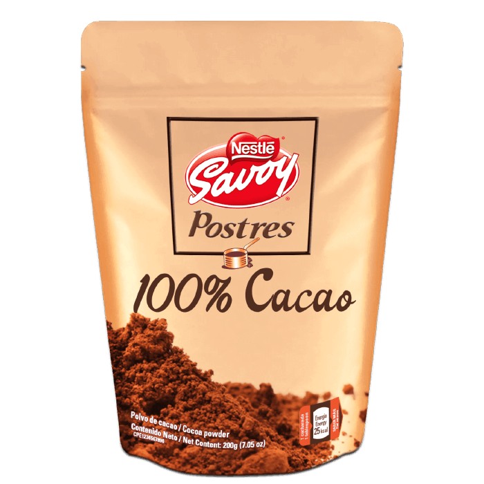 Polvo de Cacao Savoy Postres 200g