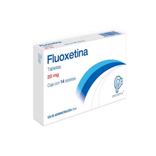 fluoxetina 20mg 14 Tabletas Psicofarma
