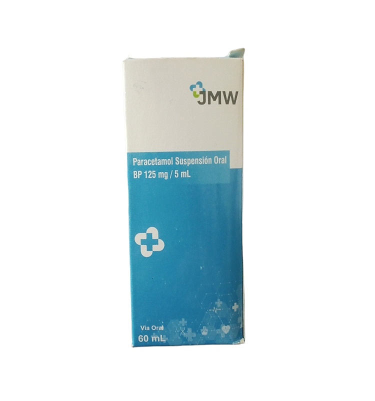 Paracetamol Suspensión Oral BP 125mg/5ml JMW 60ml