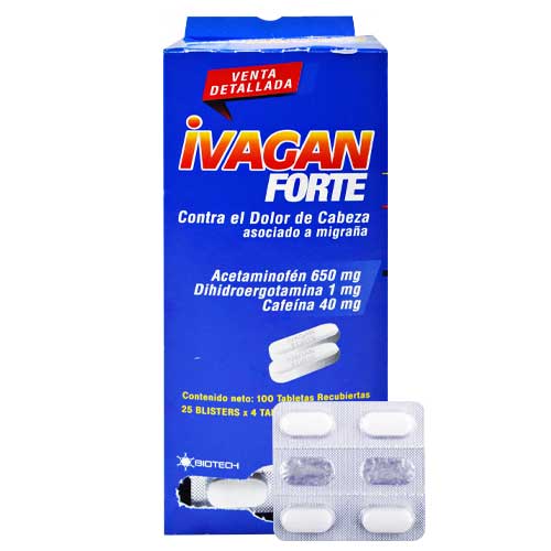 Ivagan Forte Blíster 4 tabletas