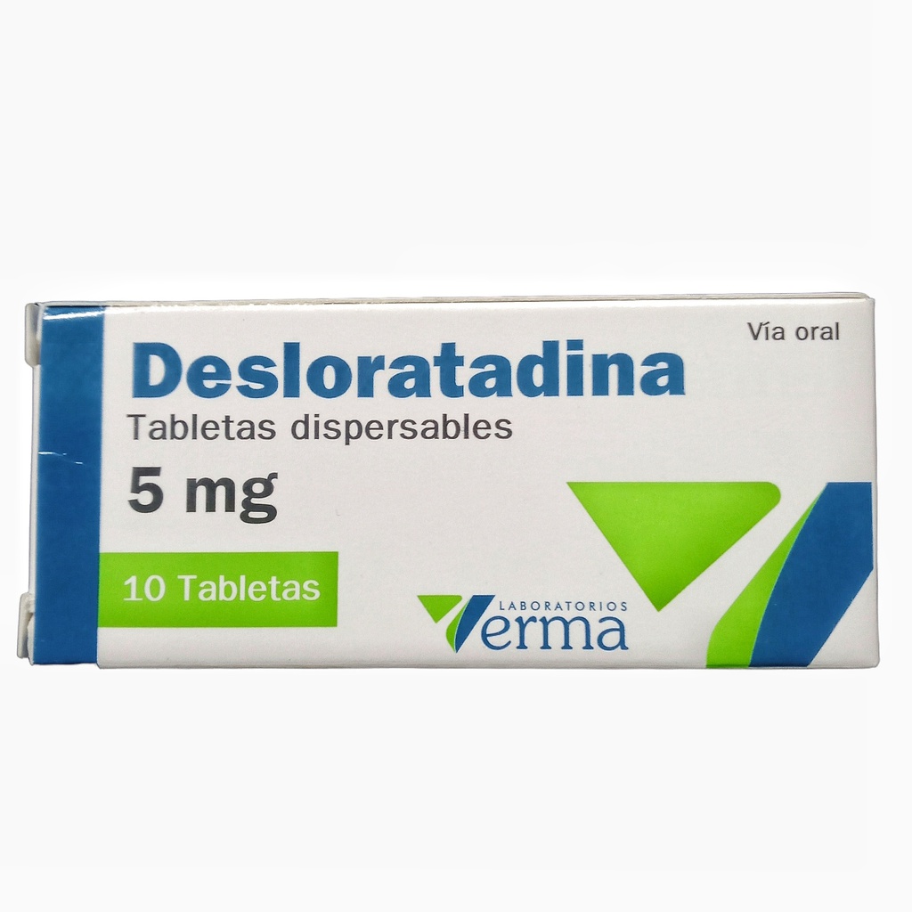 Desloratadina 5mg x 10 Tabletas Verma