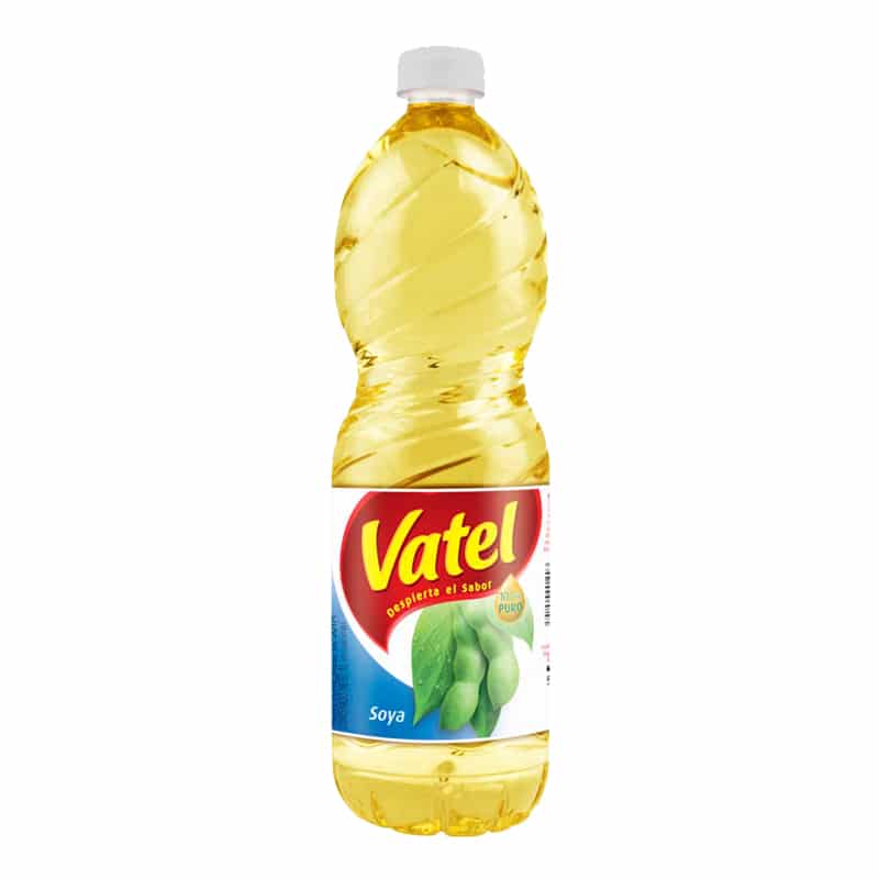 Aceite Comestible de Soya Vatel 1L