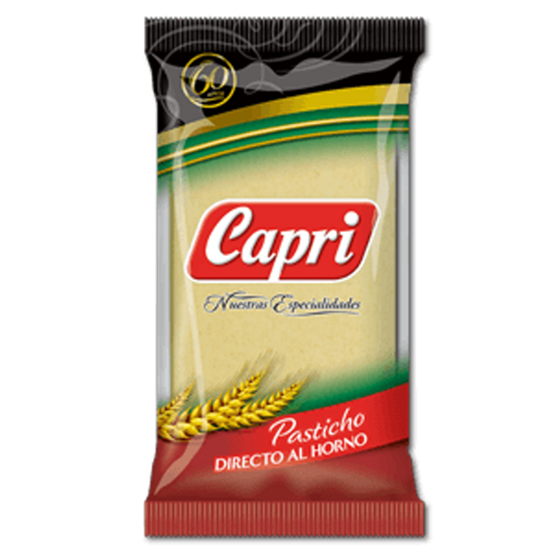 Pasta para Pasticho Directo al Horno Especilidades Capri 250gr