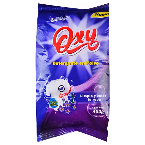 Detergente en Polvo Blancos Brillantes Oxy 400g