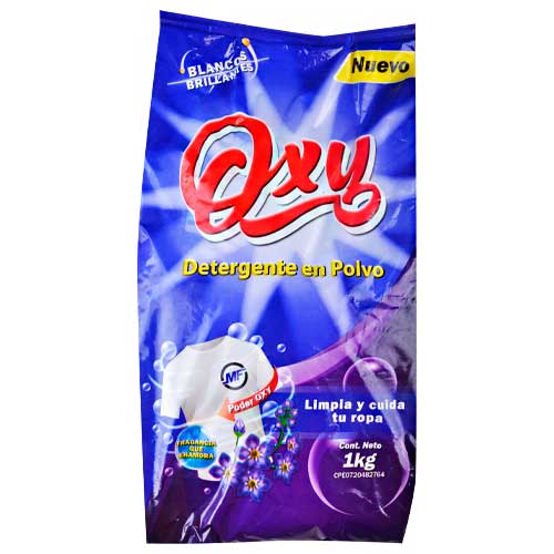 Detergente en Polvo Blancos Brillantes Oxy 1KG