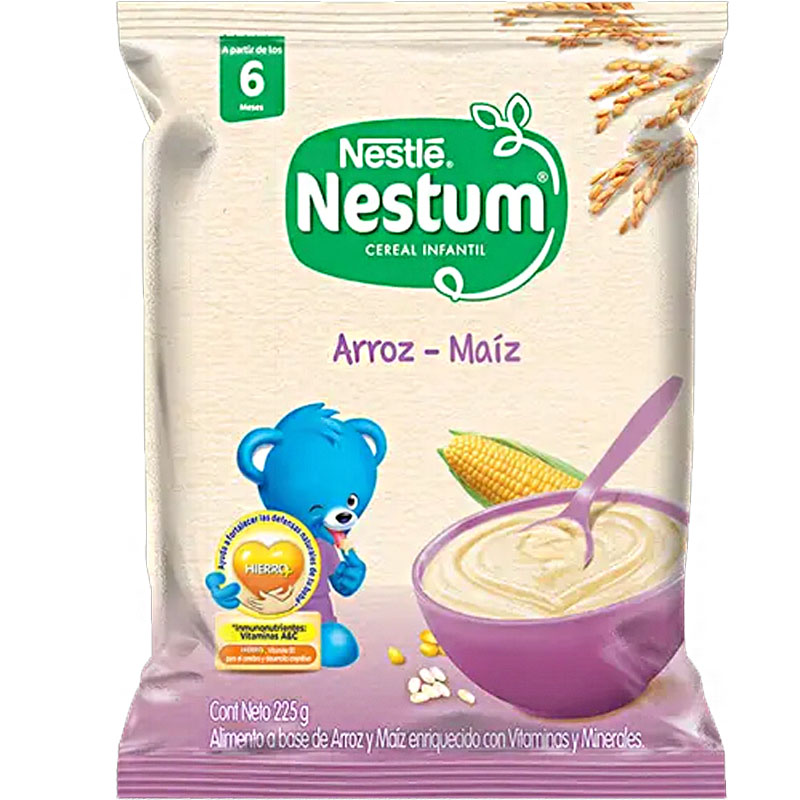 Cereal Infantil Arroz y Maíz Nestúm 225 g