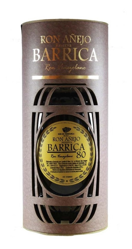 Ron Añejo Barrica 80 0.70 Lt