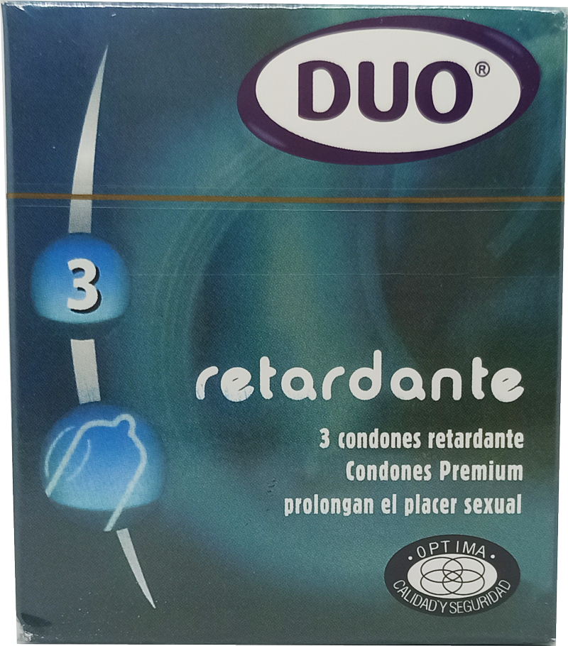 Condones Retardante DUO 3 Unidades