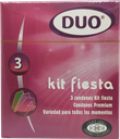 [5011831076619] Condones Kit Fiesta DUO 3 Unidades
