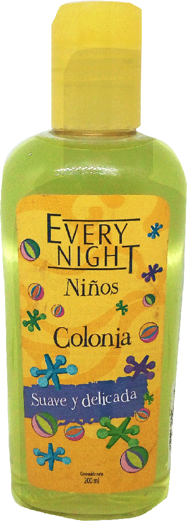 Colonia para Niños Suave y Delicada Every Night 200 ml