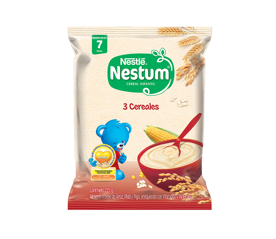 Cereal Infantil 3 Cereales Nestum Nestle 225 g