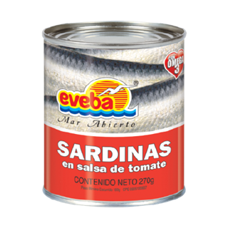 Sardinas en Salsa de Tomate Eveba 270 g