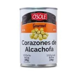 [7595826005566] Corazones de Alcachofa Osole 400gr