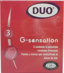 [4005800041495] Condones G-Sensation DUO 3 Unidades