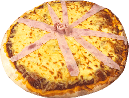 [931] Pizza Prosciutto Mediana