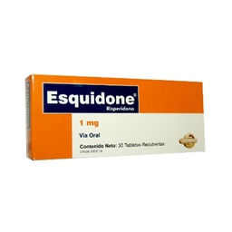 [7591020080538] Esquidone 1mg (Risperidona) x 30 Comprimidos VALMORCA